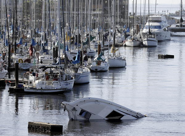 With a tsunami warning in effect for Northern...