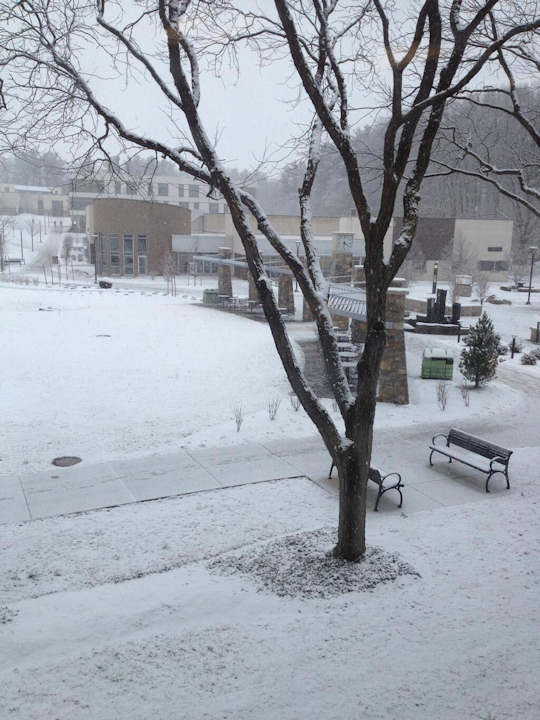 Late winter snowstorm