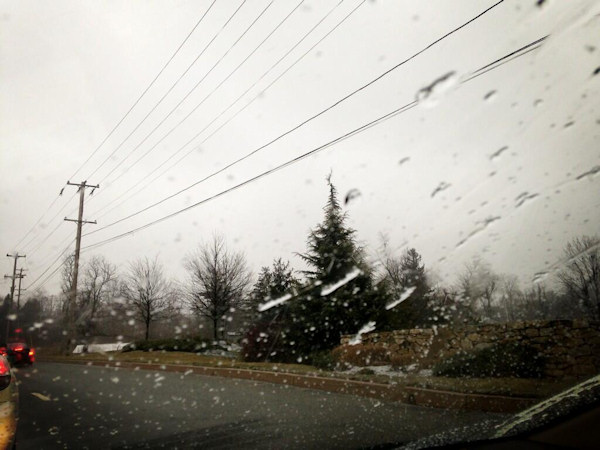 Late winter snowstorm