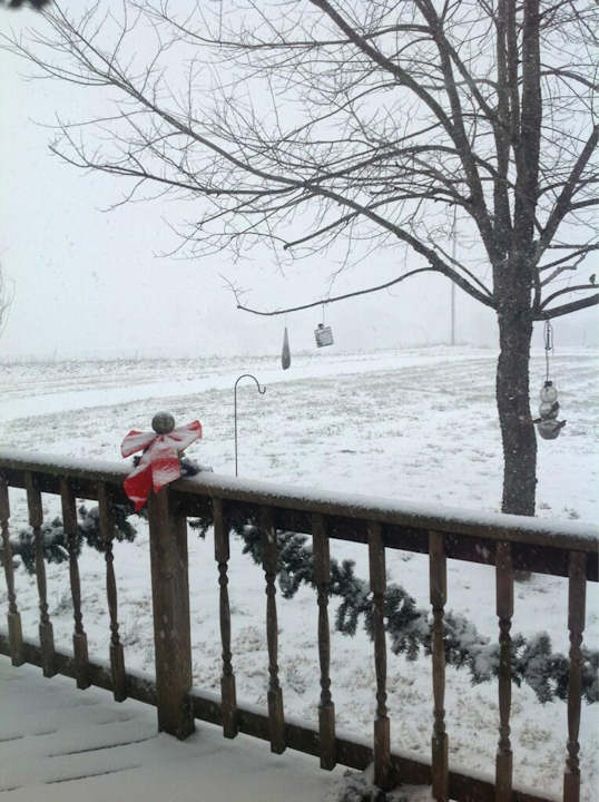 Late winter snowstorm