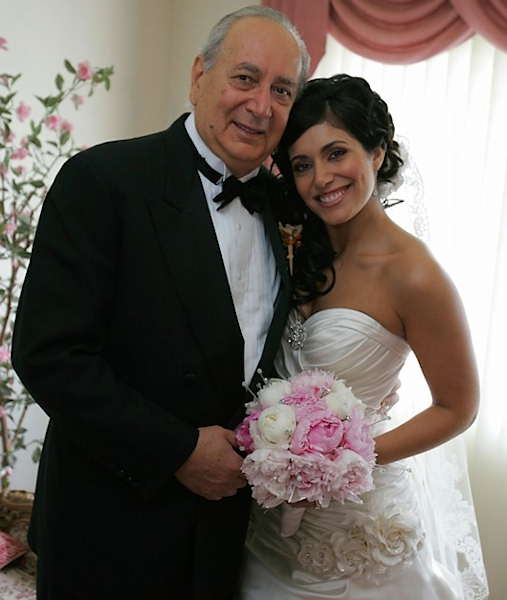Alicia Vitarelli with her father