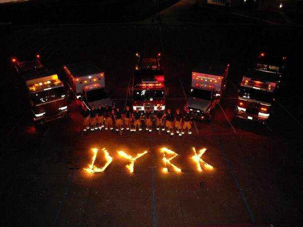 Firefighter's tribute to dying 4-year-old
