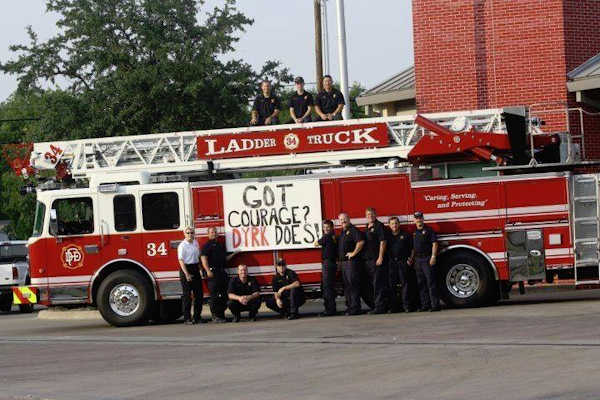 Firefighter's tribute to dying 4-year-old