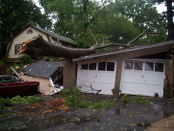 Storm damage pictures submitted to 6abc.com