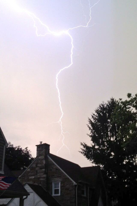 Lightning storm