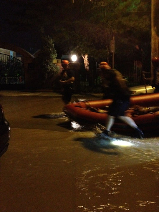 A large water main break in South Philadelphia...