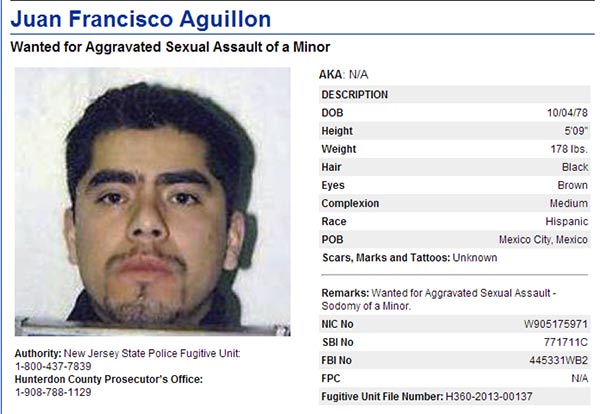 Most Wanted by New Jersey State Police