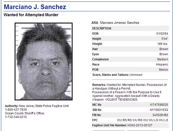 Most Wanted by New Jersey State Police