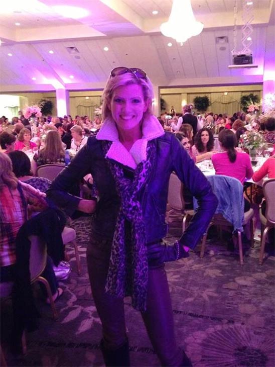 Cecily and Alicia at charity fashion show