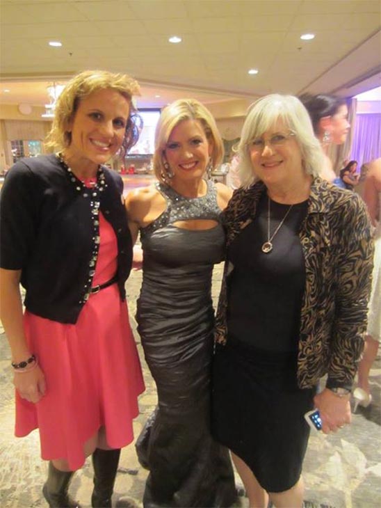 Cecily and Alicia at charity fashion show