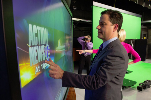 Jimmy Kimmel visits 6abc