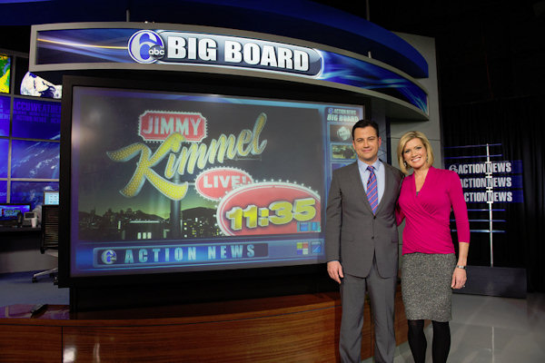 Jimmy Kimmel visits 6abc