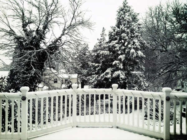 Jason Castellente tweeted us this snow photo...