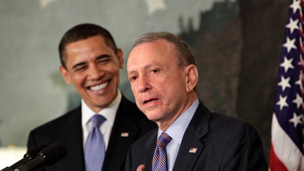 President Obama and Senator Arlen Specter