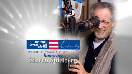 Steven Spielberg is the recipient of Philadelphias 2009 Liberty Medal