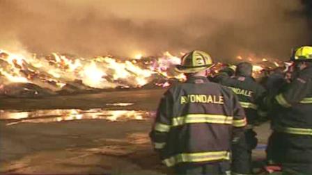 Avondale hay bail fire