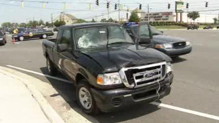 Bicyclist hit by pickup truck