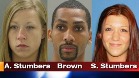 Ashlie Stumbers, Mannie Brown and Sarah Stumbers