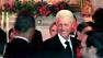 Former President Bill Clinton, right, greets President Barack Obama as Obama arrives at a State Dinner in honor of Chinas President Hu Jintao, Wednesday, Jan. 19, 2011, at the White House in Washington. (AP Photo/Carolyn Kaster) 