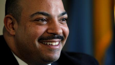 FILE: District Attorney Seth Williams is seen during an interview with the Associated Press in Philadelphia, Tuesday, March 1, 2011.