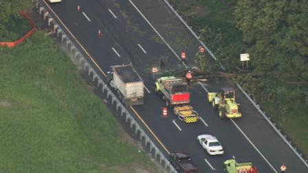 Crash on I-295 in Florence, N.J.