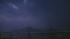 Lightning lit up the sky over the Commodore...