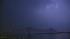 Lightning lit up the sky over the Commodore...