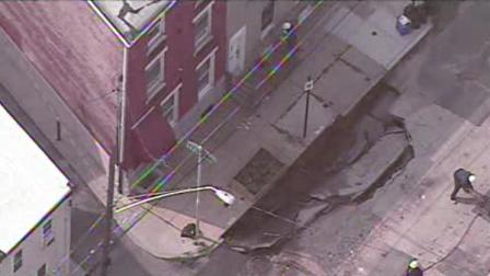Sinkhole, water leak & gas odor in Kensington