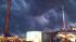 Storm hits Moreys Pier on August 1, 2011...