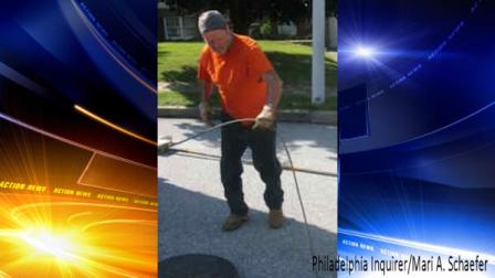 This is an image of the worker who was pronounced dead after falling down a well in Aston, Pa. on August 11, 2011. Photo courtesy of: Philadelphia Inquirer/Mari A. Schaefer