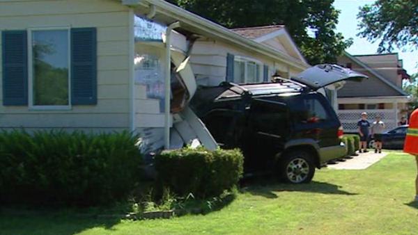 SUV slams into home in Carneys Point, New Jersey