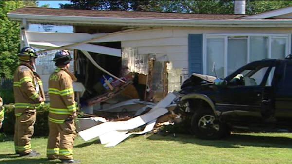 SUV slams into home in Carneys Point, New Jersey