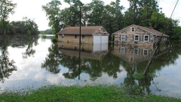 Flooding damage