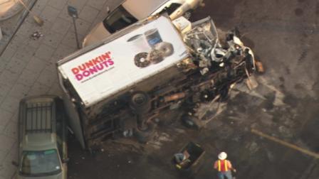 Truck crash in University City