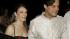 British actress Elizabeth Hurley, left, and her...