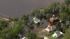 Chopper 6 over the scene as the Willow Grove...