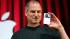 Apple Computer Inc. CEO Steve Jobs holds up the...