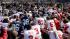 Penn State and Nebraska players gather at...