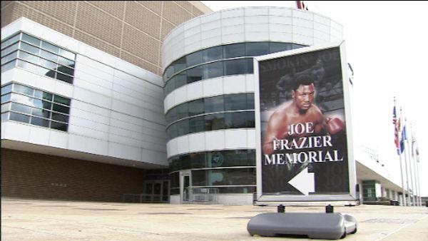 Joe Frazier viewing