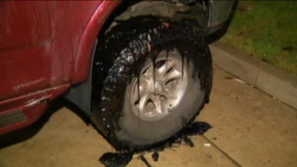 Sticky goo on Pennsylvania turnpike disables over 100 cars