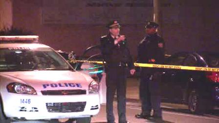 A man has been robbed and critically wounded outside a Philadelphia bar.