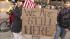 Occupy Philly protestors march towards...