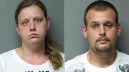 Seen in Photo: Tina Creed and John Kossman, charged with burglary and related offenses