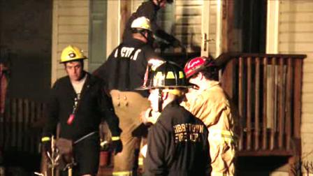 Rain has caused part of a South Jersey basement to collapse.