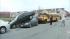 A school bus collided with vehicles in the...