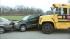 A school bus collided with vehicles in the...