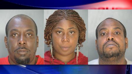 41-year-old Deryck Alston (left) and 26-year-old Amanda Scott, both of Collingdale, Delaware County, pled guilty to human trafficking charges. 35-year-old Jerome Clemons (right) of Collingdale, pled guilty to three counts of Promoting Prostitution.