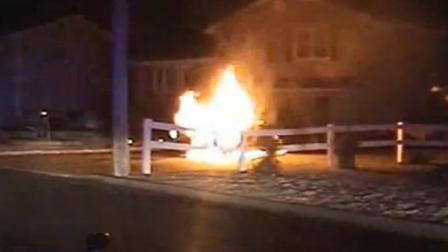 Police rescue NJ man from burning car