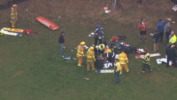 School bus crash in Burlington County