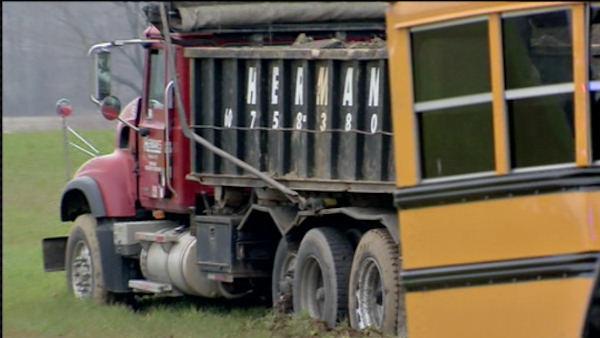 School bus crash in Burlington County